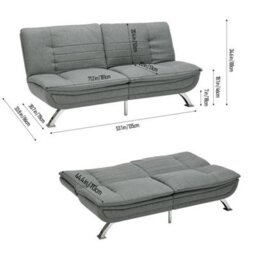 Click Clack Sofa Bed 2 Seater - 3-Level Reclining - thumbnail 2
