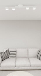 Emibig Lighting Emibig Fragment Ceiling Lamp 4 X Gx53 White - thumbnail 3
