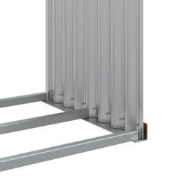 Walplus Log Holder Light Brown 120X45X210 Cm Galvanised Steel - thumbnail 8