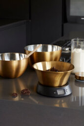 Masterclass Stainless Steel Brass Finish 21Cm Mixing Bowl - thumbnail 4