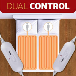 Dreamcatcher Super King Size Electric Blanket Dual Control Fitted Polar Fleece Heated Bed Underblanket 200 X 182Cm 3 Heat Settings - thumbnail 6