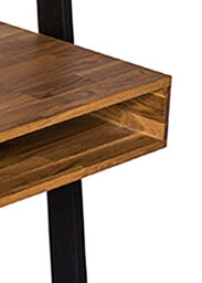 LPD Copenhagen Oiled Wood Ladder Desk - Bold Contrast With Functional Style - thumbnail 3