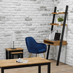 LPD Copenhagen Oiled Wood Ladder Desk - Bold Contrast With Functional Style - thumbnail 5