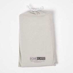 Homescapes Grey Cotton Cot Bed Fitted Sheets 200 Thread Count, 2 Pack - thumbnail 5