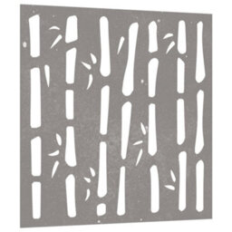 Walplus Garden Wall Decoration 55X55 Cm Corten Steel Bamboo Design - thumbnail 3