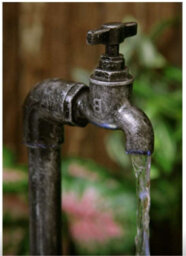 Primrose Tap And Bucket Garden Water Feature Fountain With Led Lights For Indoor For Outdoor Use H76Cm - thumbnail 2