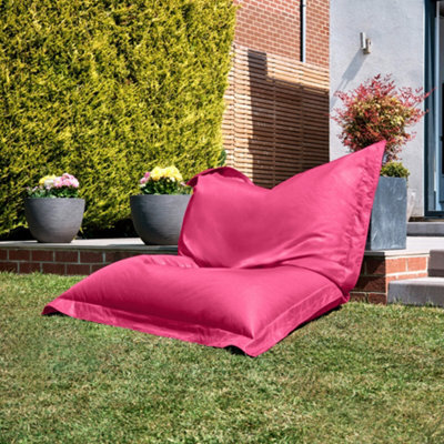 Icon Giant Indoor Outdoor Bean Bag Floor Cushion Pink - image 1