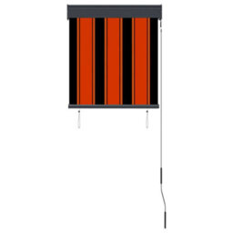 Walplus Orange & Brown Outdoor Roller Blind 60X250Cm - Exterior Shade For Balcony, Garden, Patio - thumbnail 4