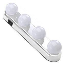 Geezy Led Makeup Mirror Lights Strip For Vanity Bathroom Hollywood Cordless Stick-On - thumbnail 1