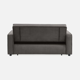 Sweeek - 3-Seater Corduroy Sofa Bed Chill Grey 172.5X91.5X88.5 Cm - thumbnail 8