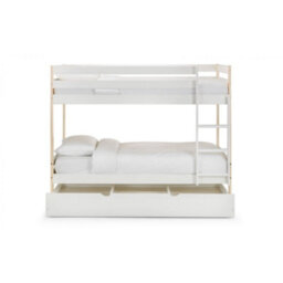 Ashfield White Lacquered Classic Underbed Trundle - thumbnail 2