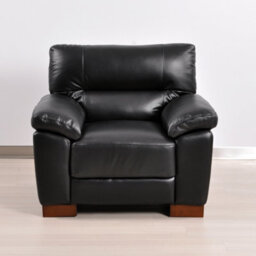 Furniture Instore Dalmore Genuine Leather Black 3+1+1 Seater Sofa Set - thumbnail 8