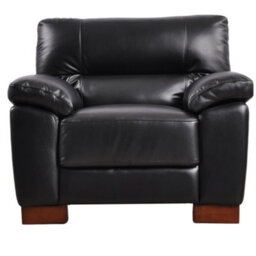 Furniture Instore Dalmore Genuine Leather Black 3+1+1 Seater Sofa Set - thumbnail 7
