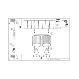 Luminosa Lighting Luminosa Aura Surface Mounted Downlight Red 2X Gu10 - thumbnail 6