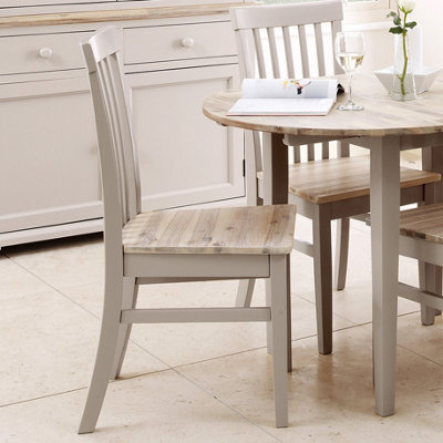 Statement Furniture Florence Highback Wooden Seat Chair - Truffle - image 1