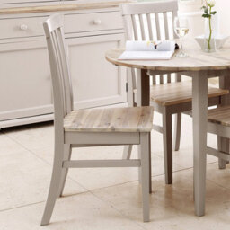 Statement Furniture Florence Highback Wooden Seat Chair - Truffle - thumbnail 1