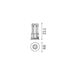 Ideal Lux Luminosa Nova Recessed Downlight Black 1X Led 630Lm 4000K - thumbnail 2
