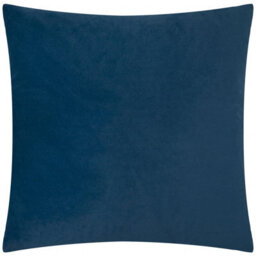 Paoletti Evoke Cut Velvet Cushion Cover, Navy, 55 X 55Cm - thumbnail 2