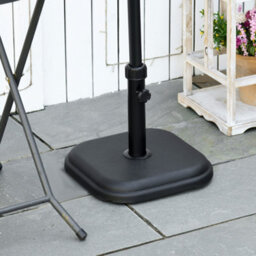 Outsunny 11Kg Concrete Square Garden Parasol Base Holder For Table Umbrella - thumbnail 1