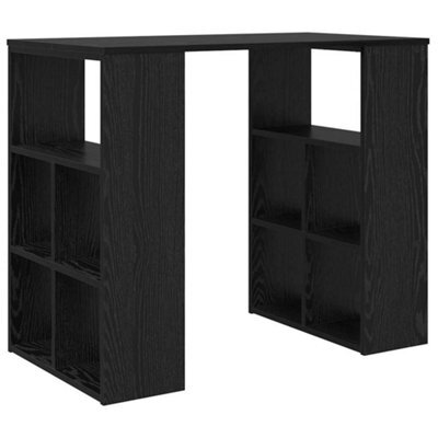 Berkfield Durable Writing Desk Black Oak Particle Board Standard Size Writing Desk - image 1