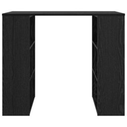 Berkfield Durable Writing Desk Black Oak Particle Board Standard Size Writing Desk - thumbnail 5
