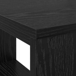 Berkfield Durable Writing Desk Black Oak Particle Board Standard Size Writing Desk - thumbnail 8