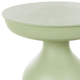 Beliani Side Table Tenjo Metal Light Green - thumbnail 4