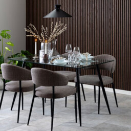 Furniture To Go Wilma Dining Table With Glass Top - thumbnail 4