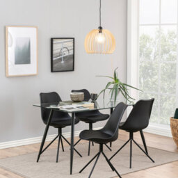 Furniture To Go Wilma Dining Table With Glass Top - thumbnail 7