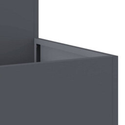 Berkfield Garden Planter Anthracite 100 X 100 X 48 Cm Steel - thumbnail 9