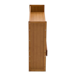 Living And Home Brown Three-Tier Bamboo Tabletop With Drawers 50Cm(W) X 20Cm(D) X 65Cm(H) - thumbnail 8