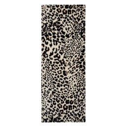 Catherine Lansfield Leopard Natural Beach Towel Lounger 76X200Cm - thumbnail 4