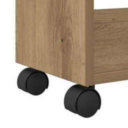 Walplus Cabinet With Wheel Artisan Oak 60 X 22 X 79 Cm Engineered Wood - thumbnail 8