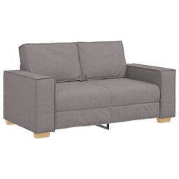 Vidaxl Sofa Set With Cushion 3 Pcs Taupe 220 X 78 X 84 Cm Fabric - thumbnail 5