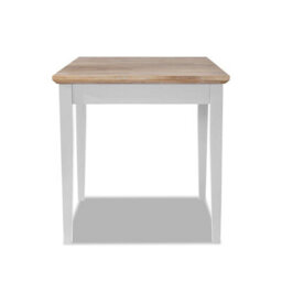 Statement Furniture Florence Square Extendable Kitchen Dining Table In White - thumbnail 6