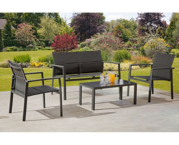 Garden Store Direct Sydney Aluminium 4 Piece Lounge Set - thumbnail 1