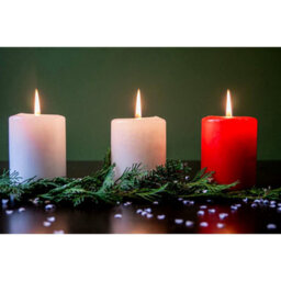 SolaDirect Pillar Candles, Pack Of 2, Unscented, Long Burning Time, 10 X 5 Cm / 4 X 2 In (Silver, Metallic) - thumbnail 7