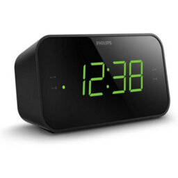 Philips Tar3306 Black Wake-Up Alarm Clock Fm Radio Includes Free Gift - thumbnail 3