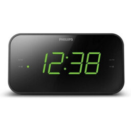 Philips Tar3306 Black Wake-Up Alarm Clock Fm Radio Includes Free Gift - thumbnail 5
