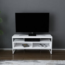 Decorotika Merrion Tv Stand Tv Unit For Tv's Up To 50 Inch White - thumbnail 1