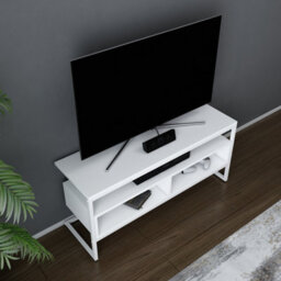 Decorotika Merrion Tv Stand Tv Unit For Tv's Up To 50 Inch White - thumbnail 2