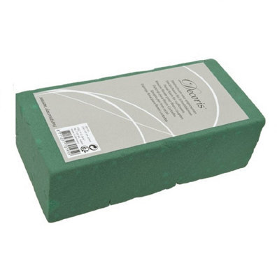 5X Decoris Green Floristry Foam Brick For Fresh Floral Craft Flower Arranging Block - image 1