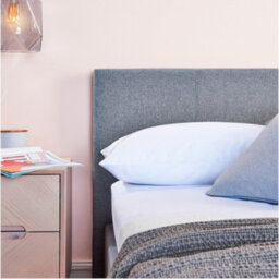 Home Treats Side Lift Ottoman Bed Small Double Storage Bed Frame 4Ft Grey - No Mattress - thumbnail 6