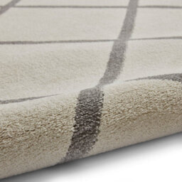Cream Easy To Clean Modern Geometrical Rug For Living Room, Bedroom, Dining Room - 160Cm X 220Cm - thumbnail 7