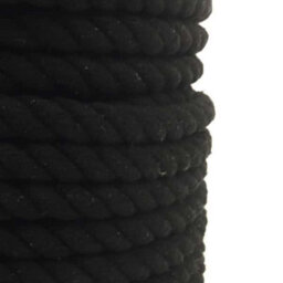 Ropeservices Uk 24mm Black Natural Cotton Rope X 45 Metres - thumbnail 2