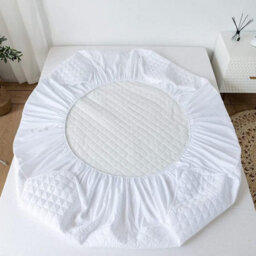 Casabella Quilted Waterproof Mattress Protector Single Absorbent, Breathable Fully Fitted Single Bed 90X190+30 Cm - thumbnail 4