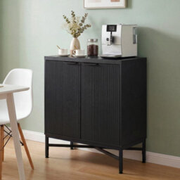 Modern Accent Storage Cabinet With Adjustable Shelf Wooden Console Table - thumbnail 3