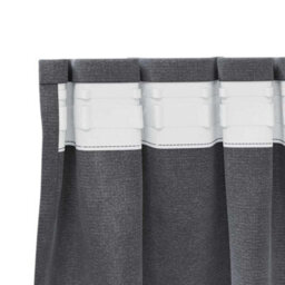 Berkfield Blackout Curtains With Top Tape 2 Pcs Super Light Grey Velvet - thumbnail 4