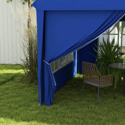 Outsunny 3X6M Pop Up Gazebo Canopy Marquee W/ Carry Bag, Blue - thumbnail 9