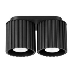 Luminosa Lighting Luminosa Aura Surface Mounted Downlight Black 2X Gu10 - thumbnail 1